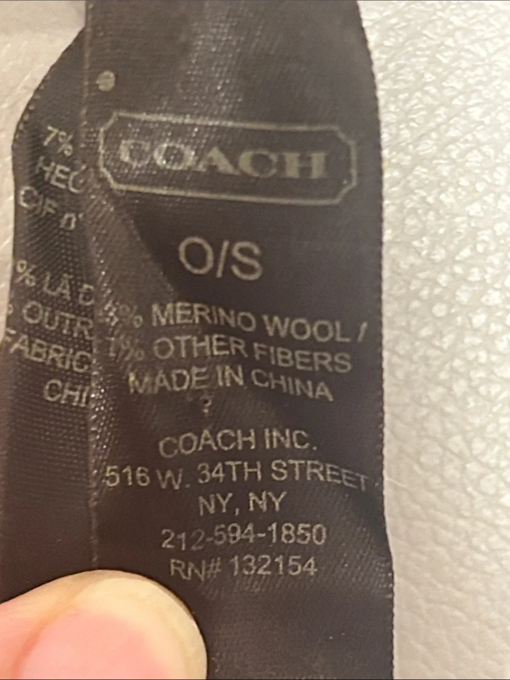 Coach Black Lurex Knit Gloves with Signature Pattern Cuffs - Picture 8 of 11